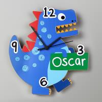 Personalised Dinosaur Shaped Wooden Clock Extra Image 3 Preview